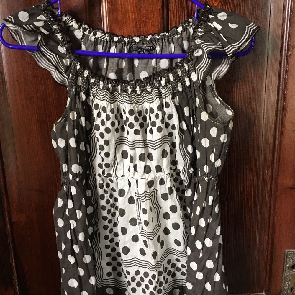 Lucky Brand polka dot shirt